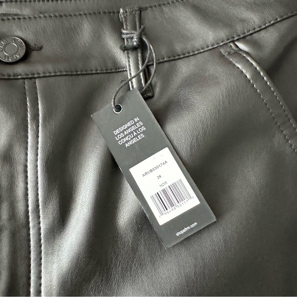 AFRM x Revolve Jasen The Utility Bermuda Faux Leather Short - Picture 4 of 5